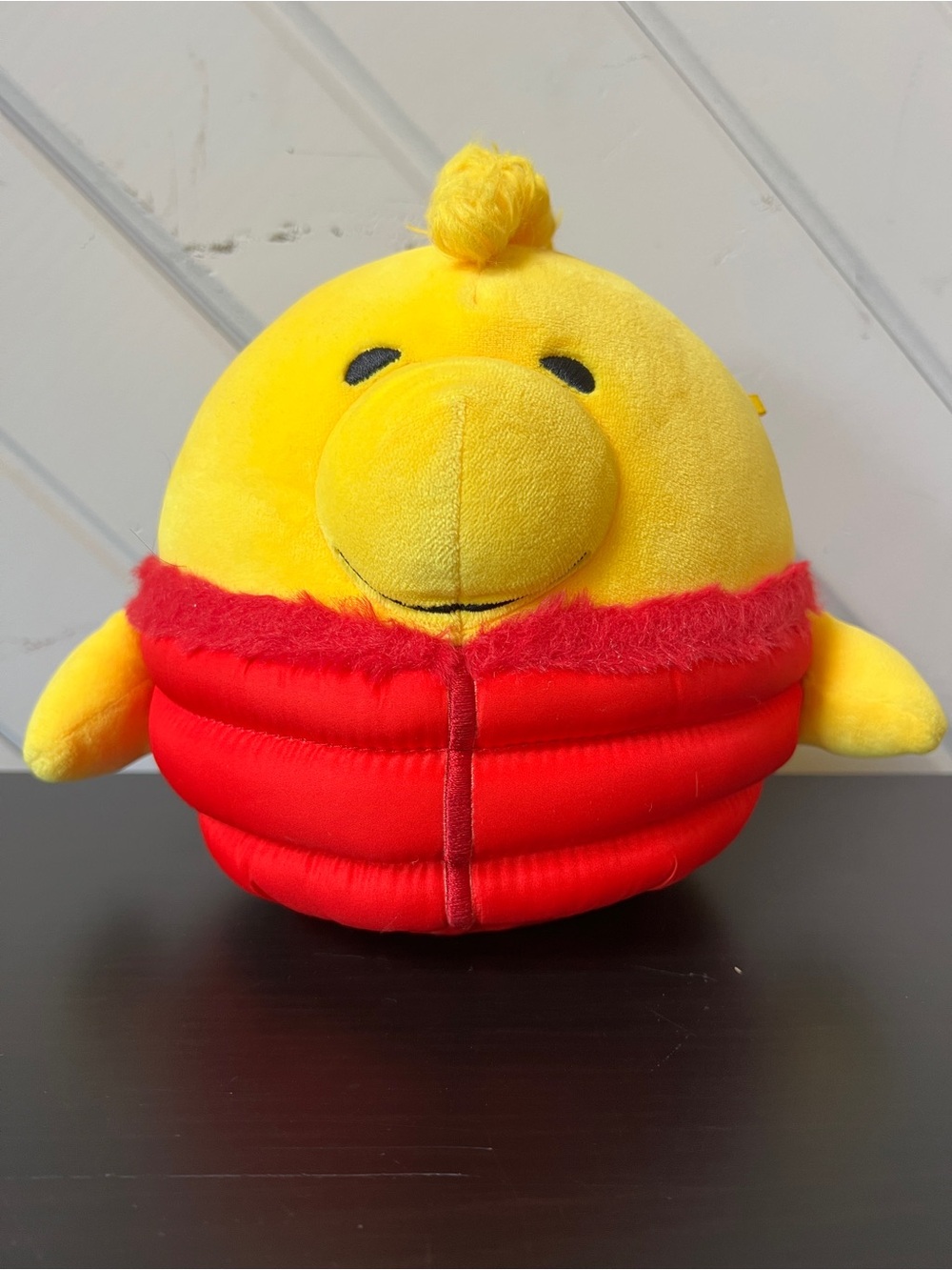 Squishmallow 6.5” Woodstock Puffer Red Jacket Plush